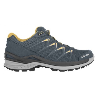 Lowa Innox Pro Lo Heren - Sneakers Blauw / Mosterdgeel VCXJDN618